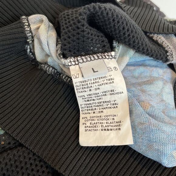 PINKO Print Pattern Top Long Sleeve Size L - Picture 10 of 13